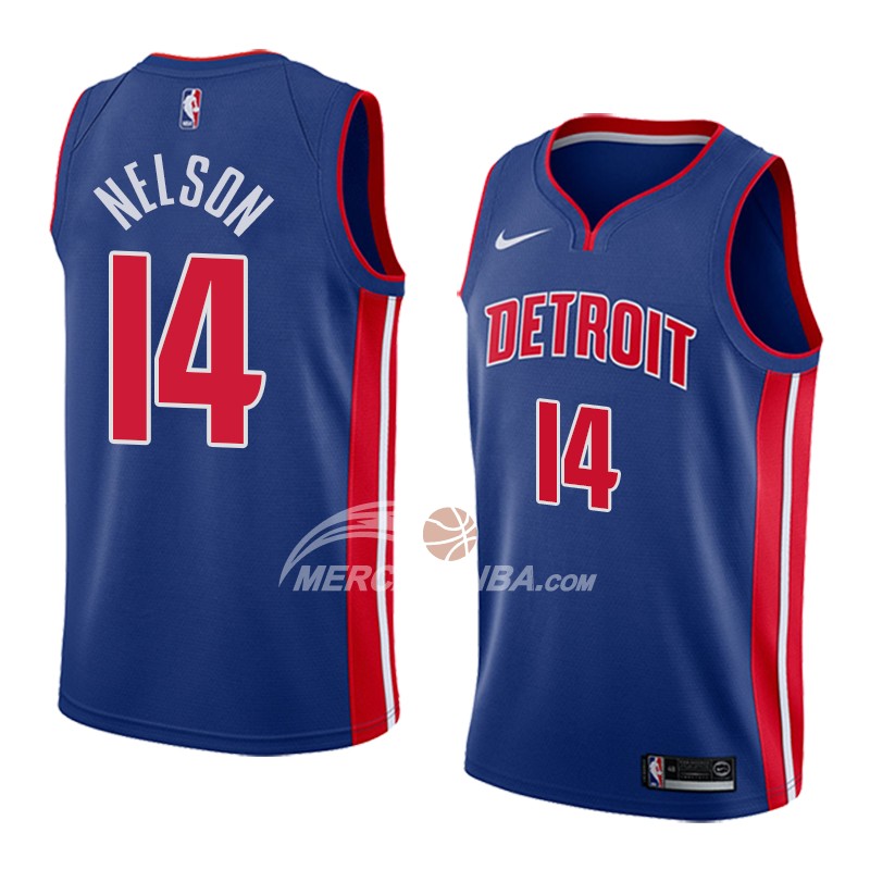 Maglia Detroit Pistons Jameer Nelson Icon 2018 Blu